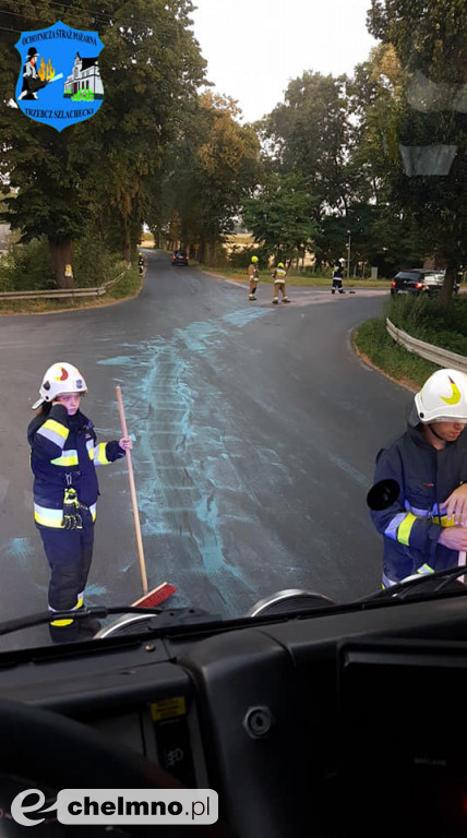 Całkowicie spłonęła prasa w Trzebczu Szlacheckim