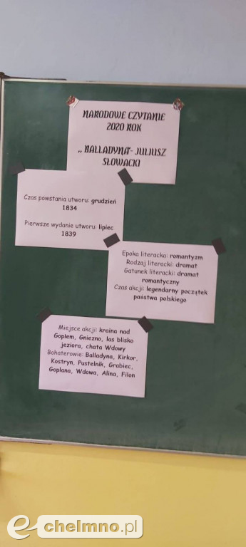 Wczoraj uczniowie z Czwórki czytali Balladynę