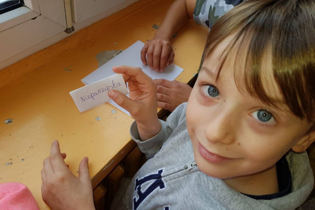 Uczniowie z Czwórki lubią matematykę na wesoło