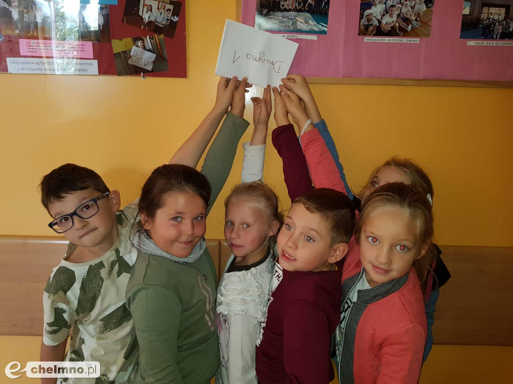 Uczniowie z Czwórki lubią matematykę na wesoło