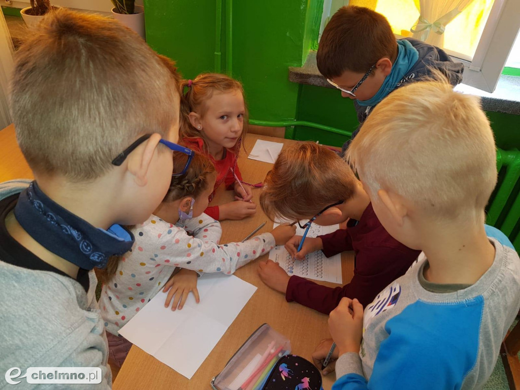 Uczniowie z Czwórki lubią matematykę na wesoło
