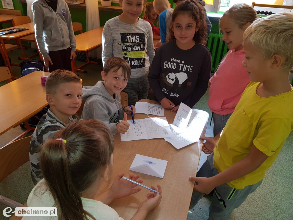 Uczniowie z Czwórki lubią matematykę na wesoło