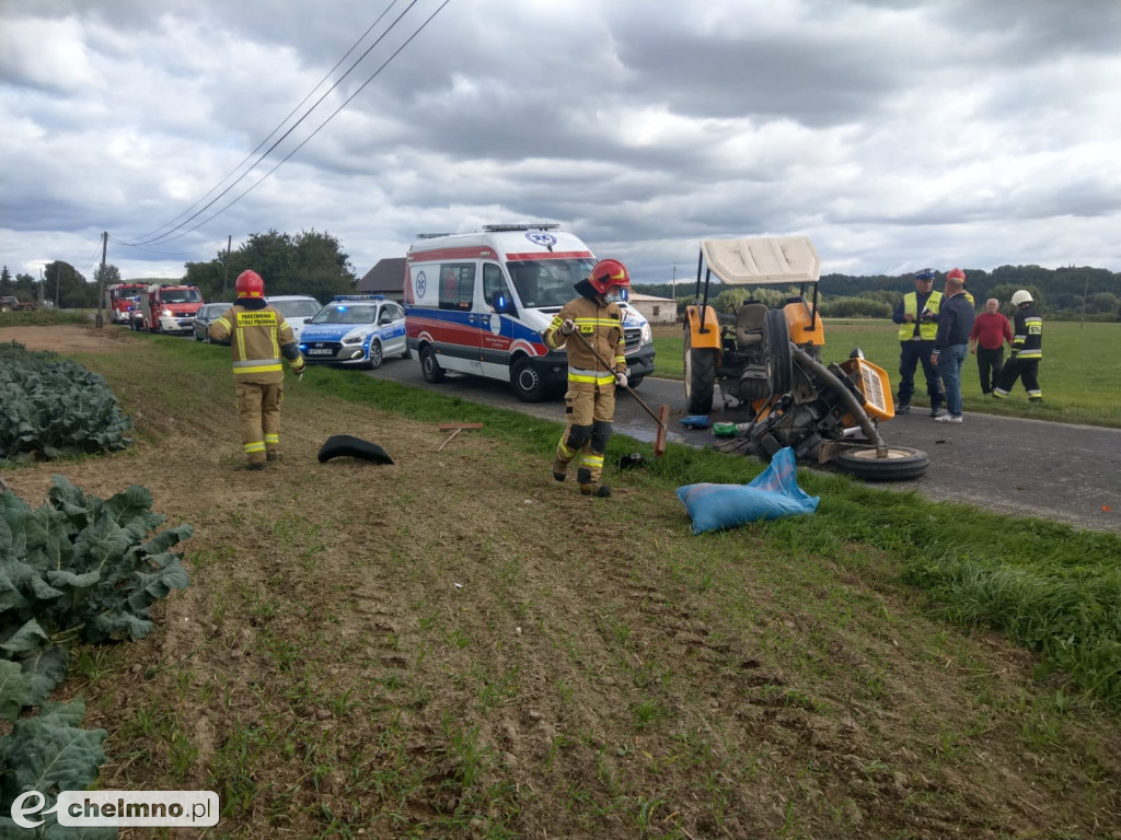 Groźny wypadek w Bieńkówce