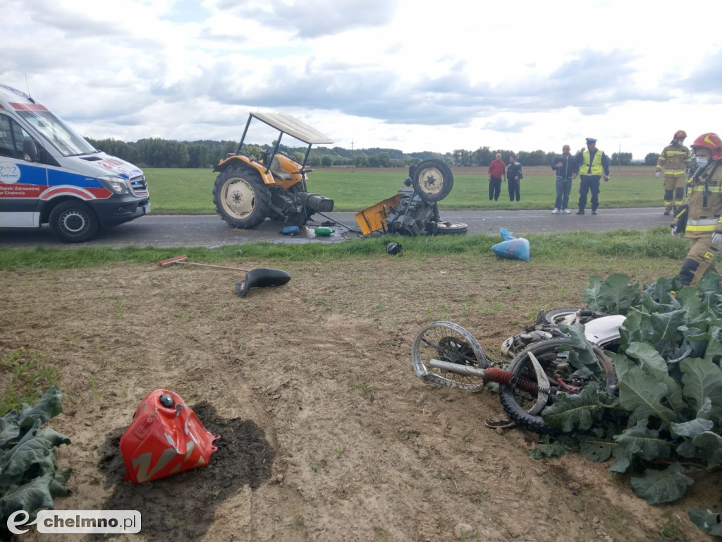 Groźny wypadek w Bieńkówce