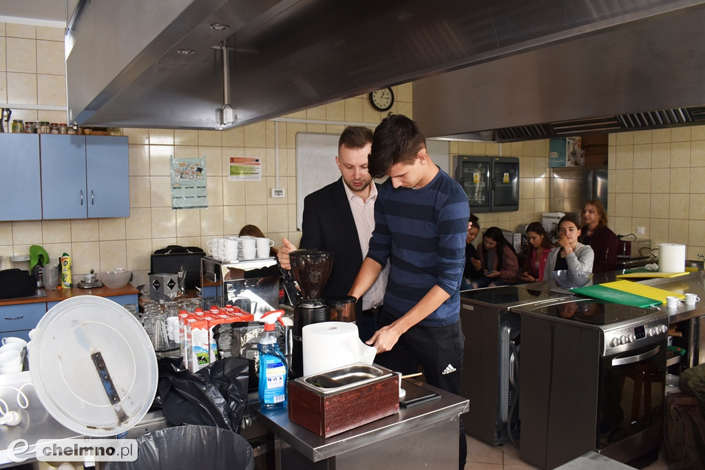 Ciekawy kurs baristyczny w ZS CKZ w Grubnie
