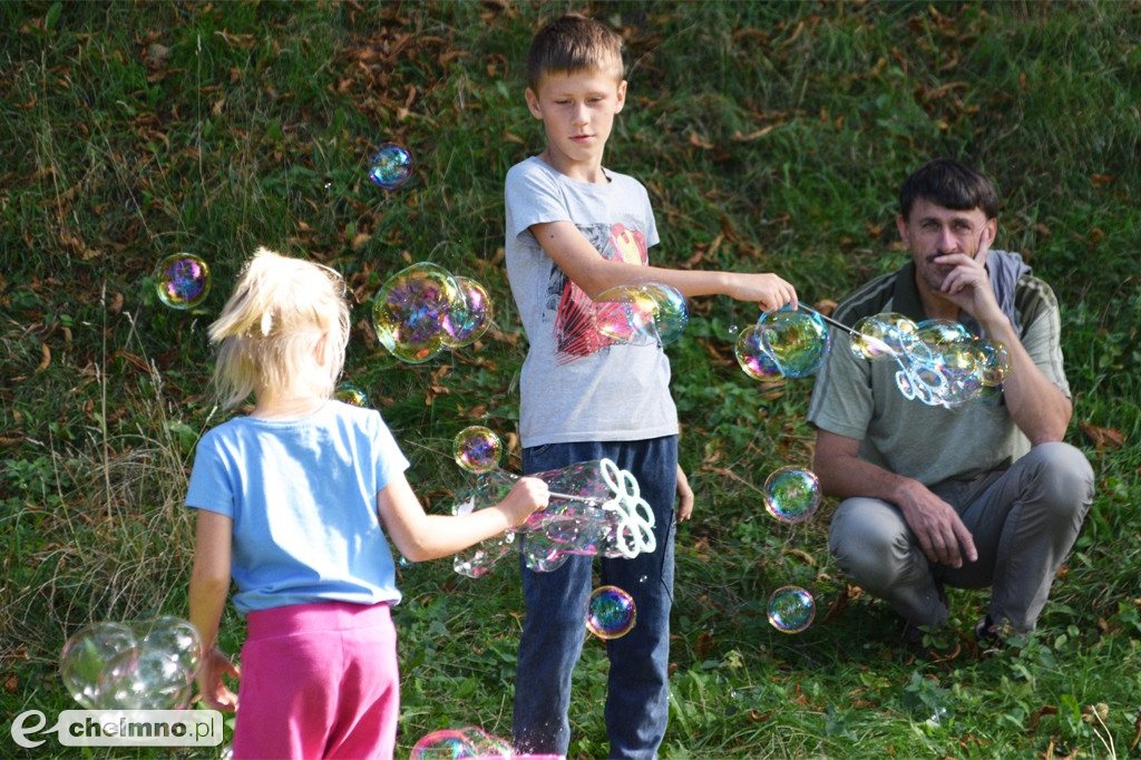 Tak się bawiły dzieci na Festiwalu Baniek Mydlanych