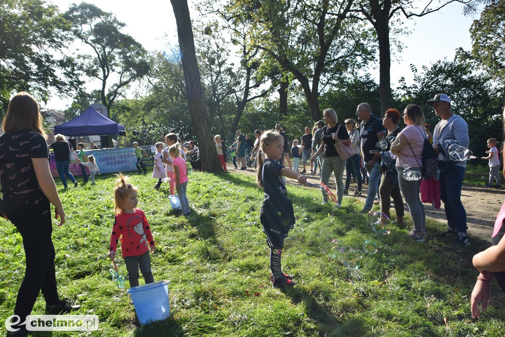 Tak się bawiły dzieci na Festiwalu Baniek Mydlanych