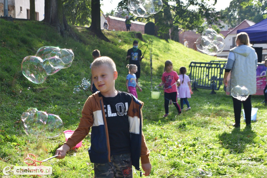 Tak się bawiły dzieci na Festiwalu Baniek Mydlanych
