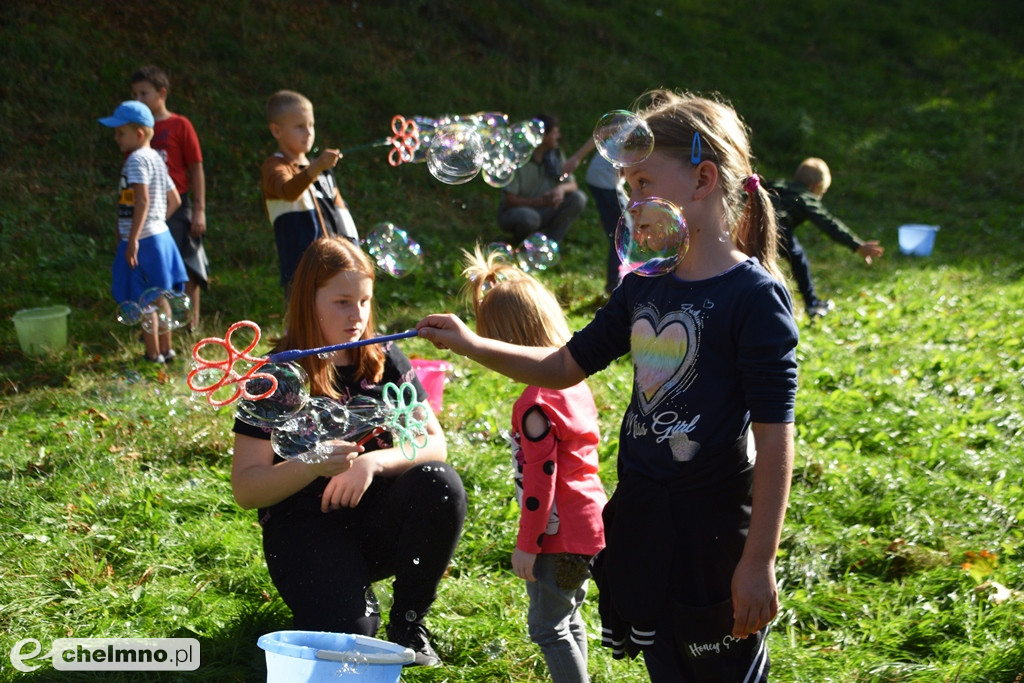 Tak się bawiły dzieci na Festiwalu Baniek Mydlanych