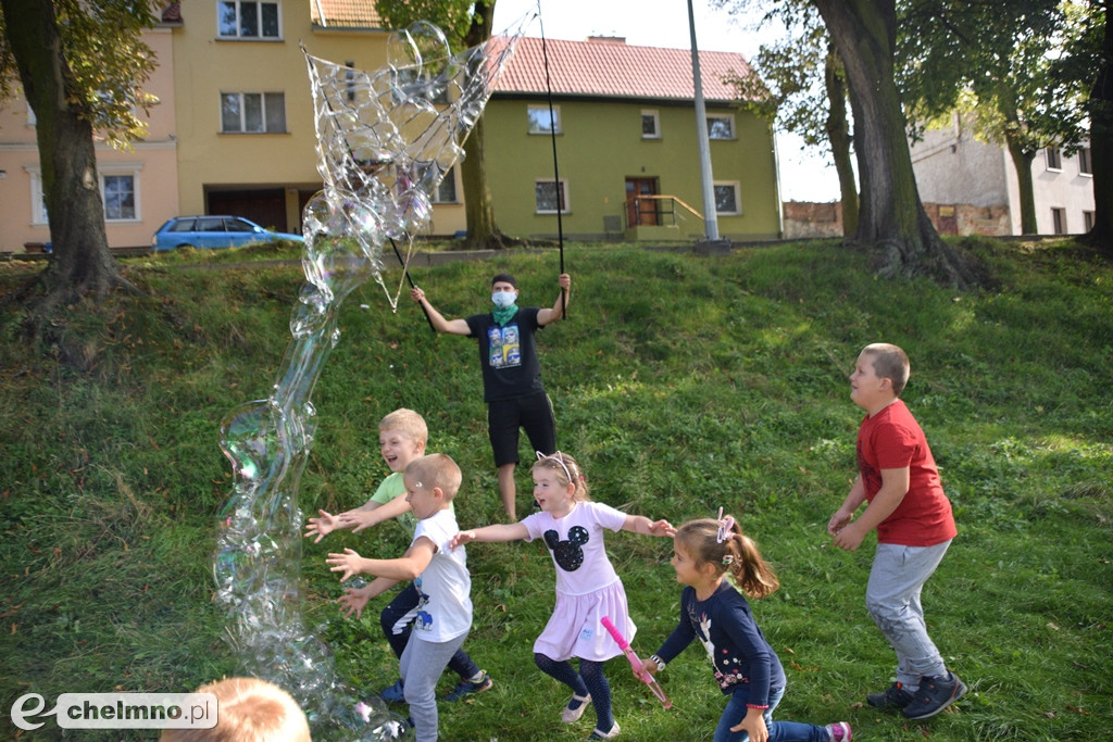 Tak się bawiły dzieci na Festiwalu Baniek Mydlanych
