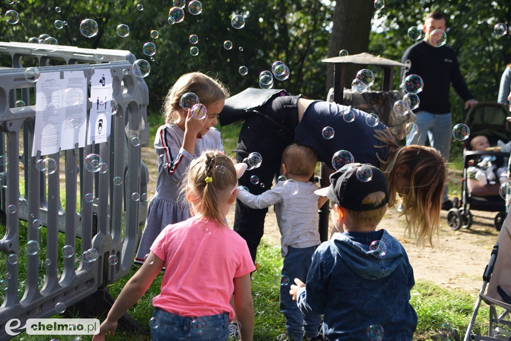 Tak się bawiły dzieci na Festiwalu Baniek Mydlanych