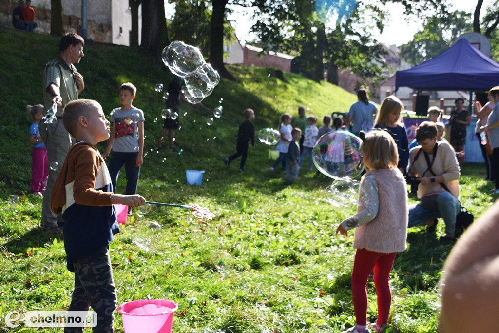 Tak się bawiły dzieci na Festiwalu Baniek Mydlanych