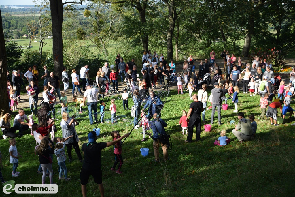 Tak się bawiły dzieci na Festiwalu Baniek Mydlanych