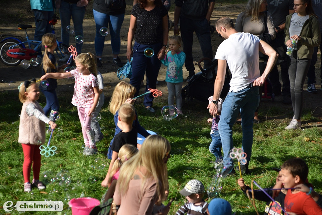 Tak się bawiły dzieci na Festiwalu Baniek Mydlanych