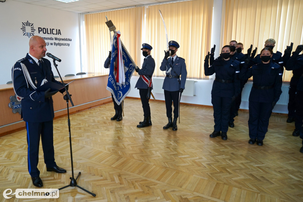 Ślubowanie i awanse policjantów