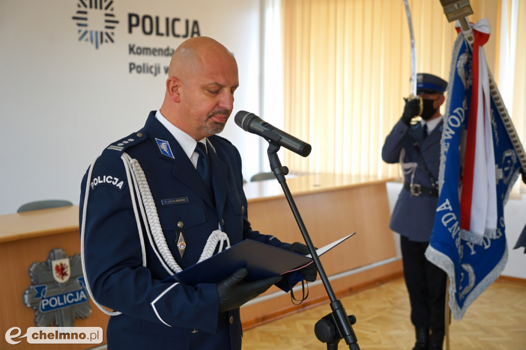 Ślubowanie i awanse policjantów