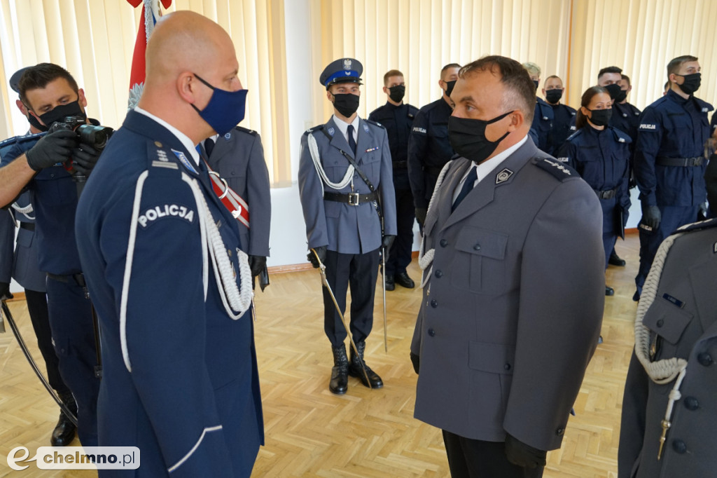 Ślubowanie i awanse policjantów