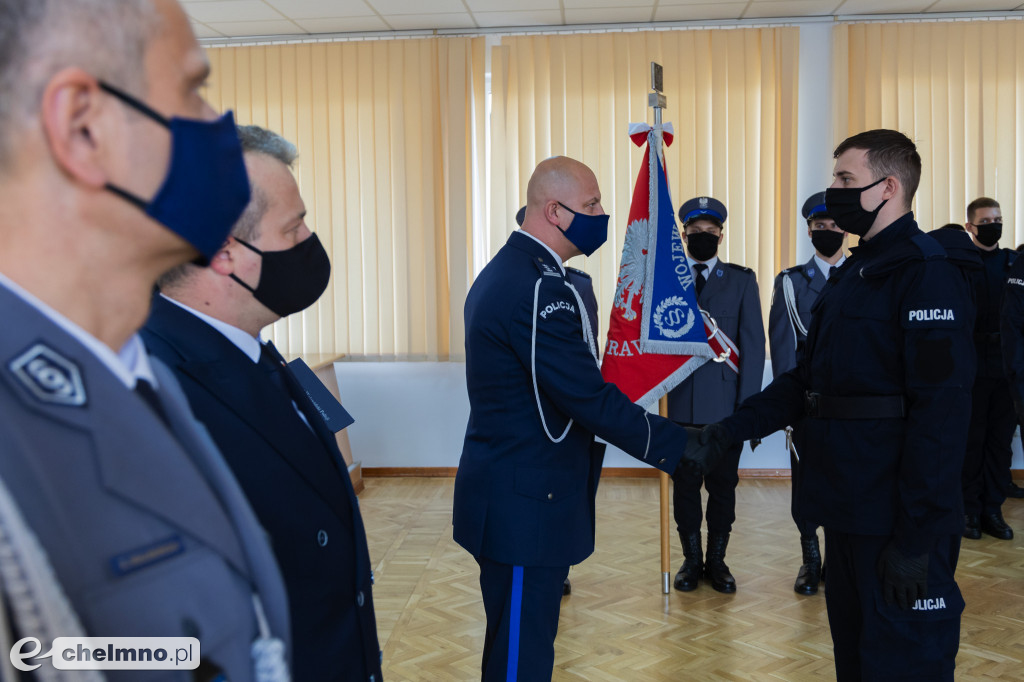 Ślubowanie i awanse policjantów