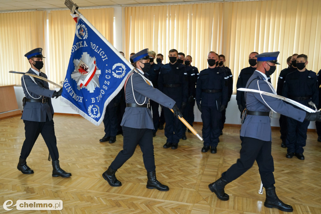 Ślubowanie i awanse policjantów