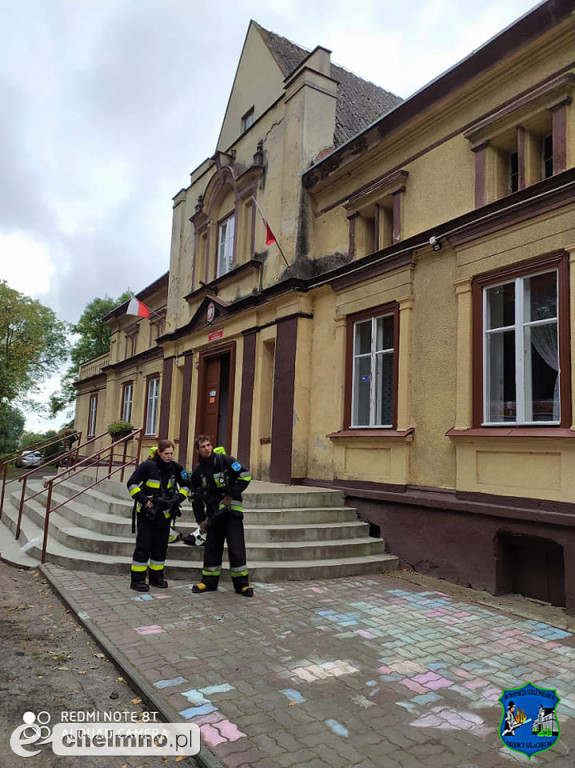 Alarm! Rozpylono gaz bojowy z Szkole w Trzebczu Szlacheckim