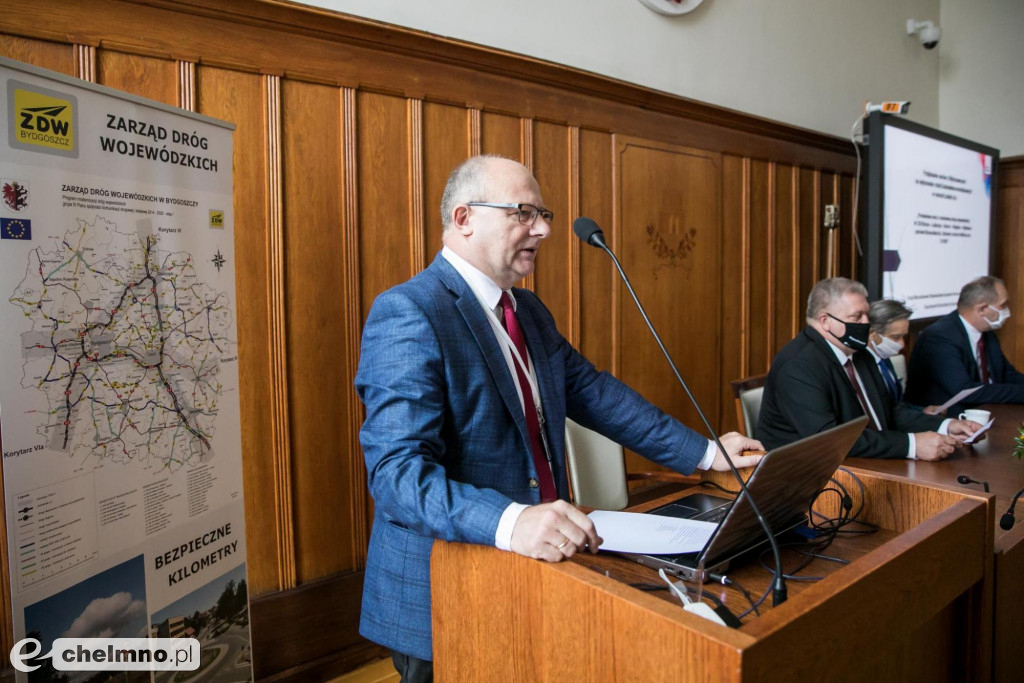 Nową drogą z Brzozy do Łabiszyna