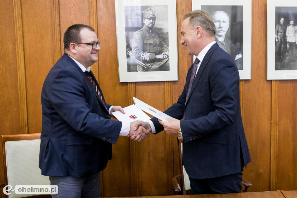 Nową drogą z Brzozy do Łabiszyna