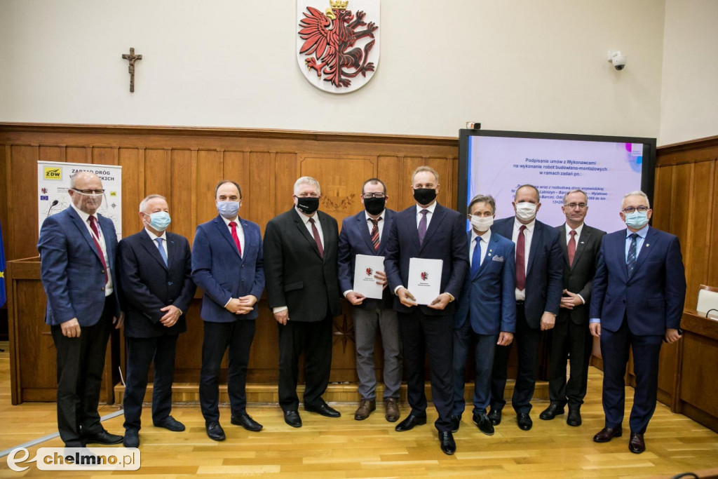 Nową drogą z Brzozy do Łabiszyna