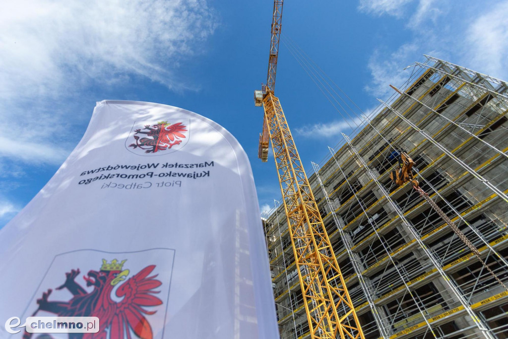 Wiecha na budowie Młyna Kultury
