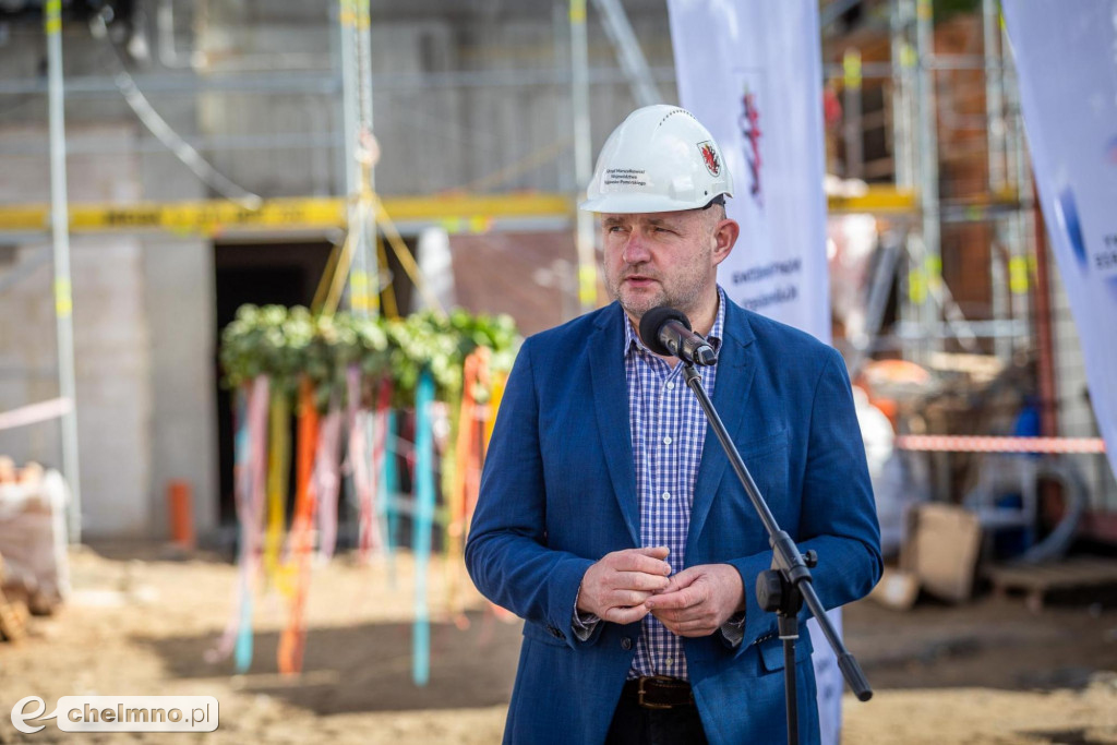 Wiecha na budowie Młyna Kultury