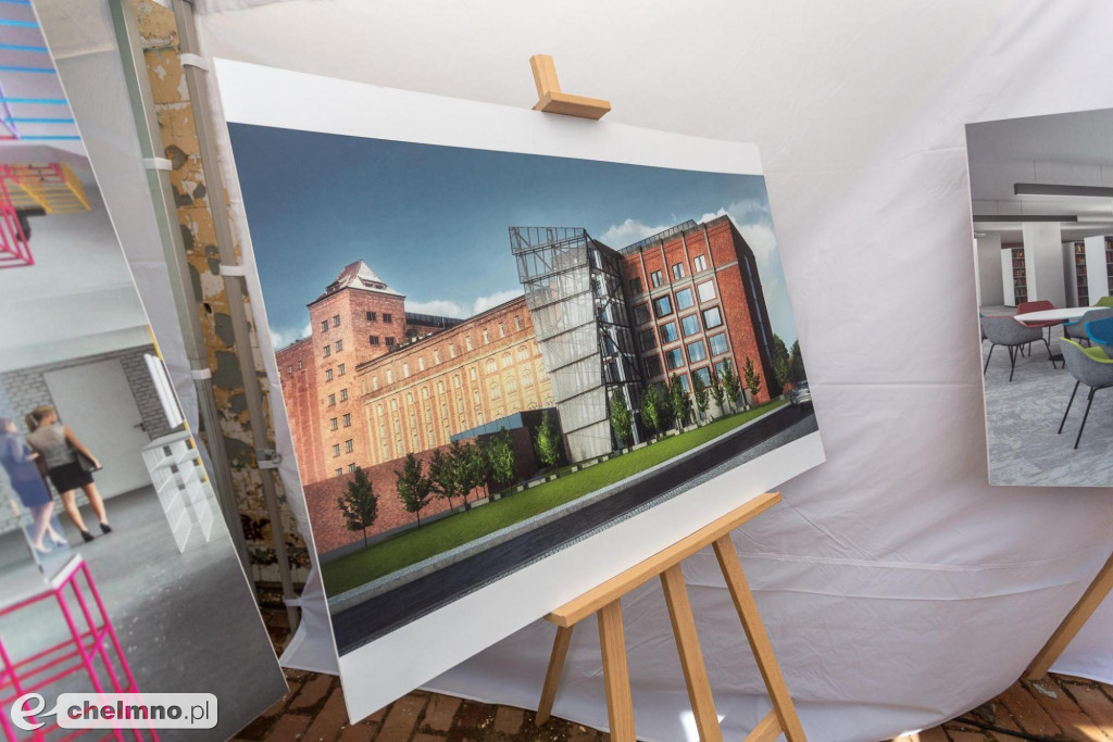 Wiecha na budowie Młyna Kultury