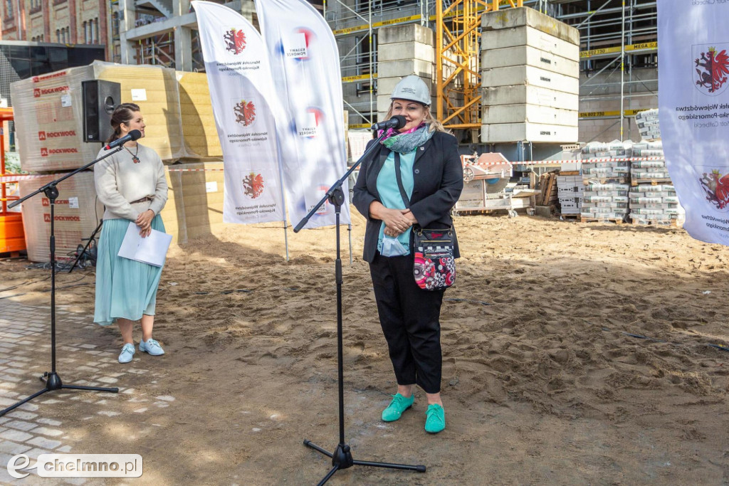 Wiecha na budowie Młyna Kultury