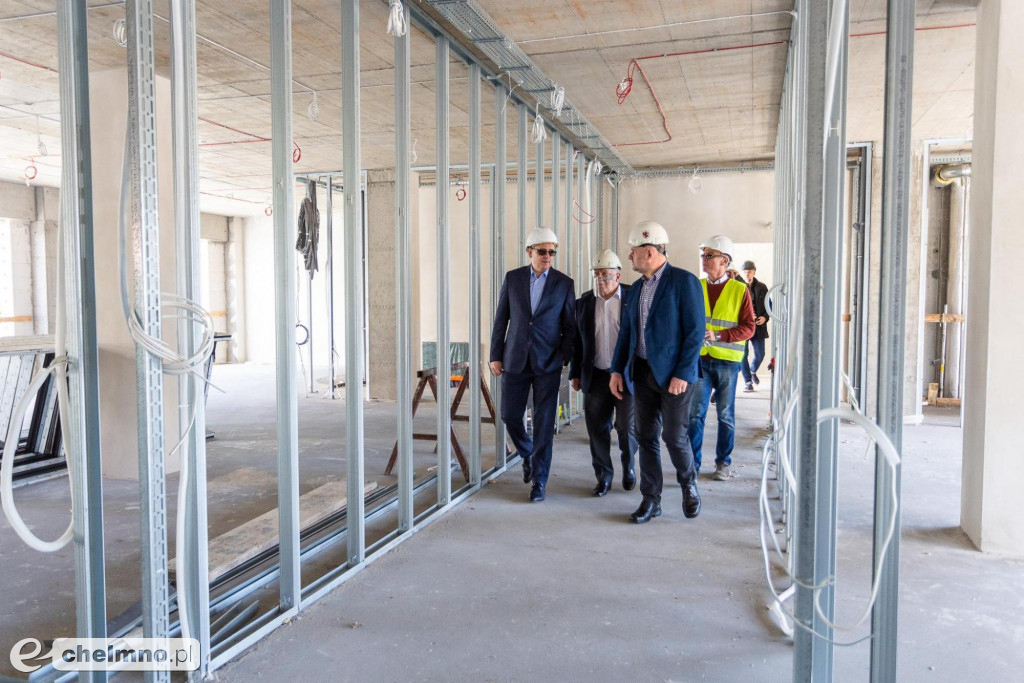 Wiecha na budowie Młyna Kultury