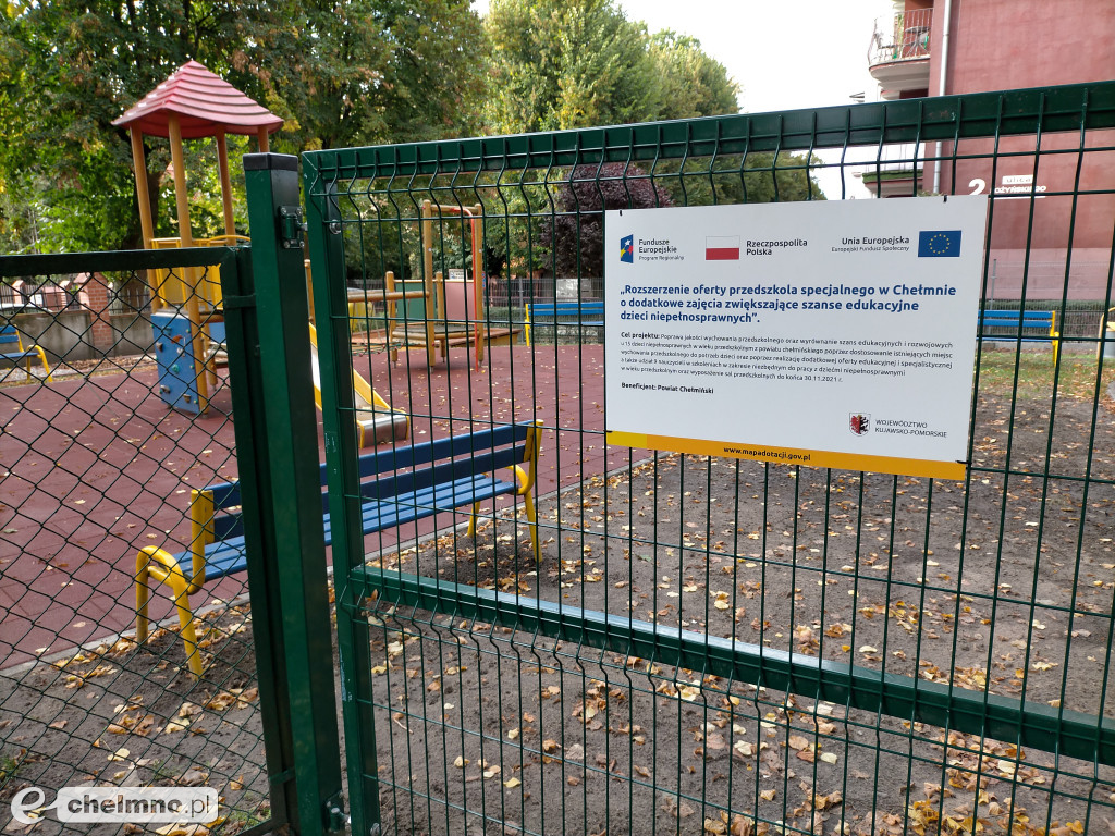 Rozszerzenie oferty przedszkola specjalnego w Chełmnie