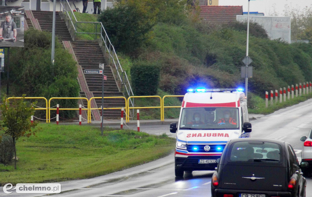 Dwa auta na chełmińskich rejestracjach zderzyły się w Przechowie