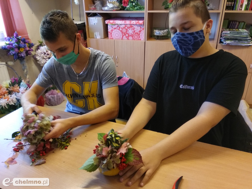 Sympatyczne zajęcia praktyczne w ZS CKZ Grubno
