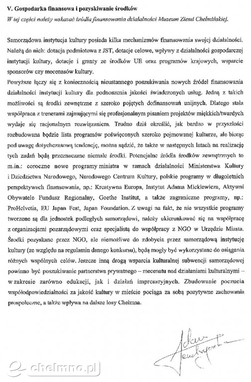 Wytłumaczenie Burmistrza dotyczące powołania Dyrektora Muzeum