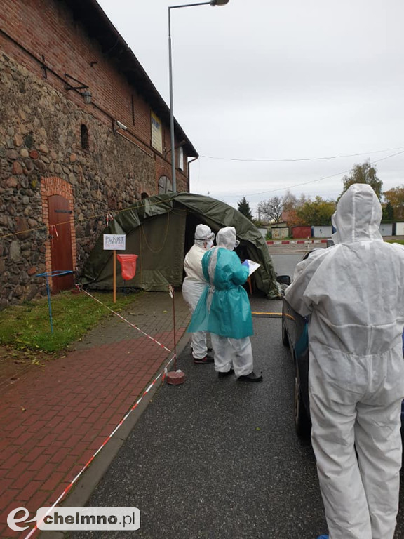 W Unisławiu działa punt robienia testów na COVID19