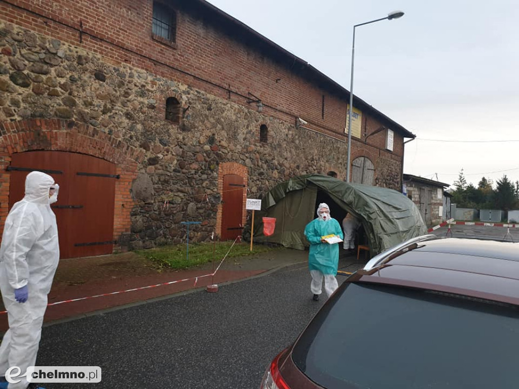 W Unisławiu działa punt robienia testów na COVID19