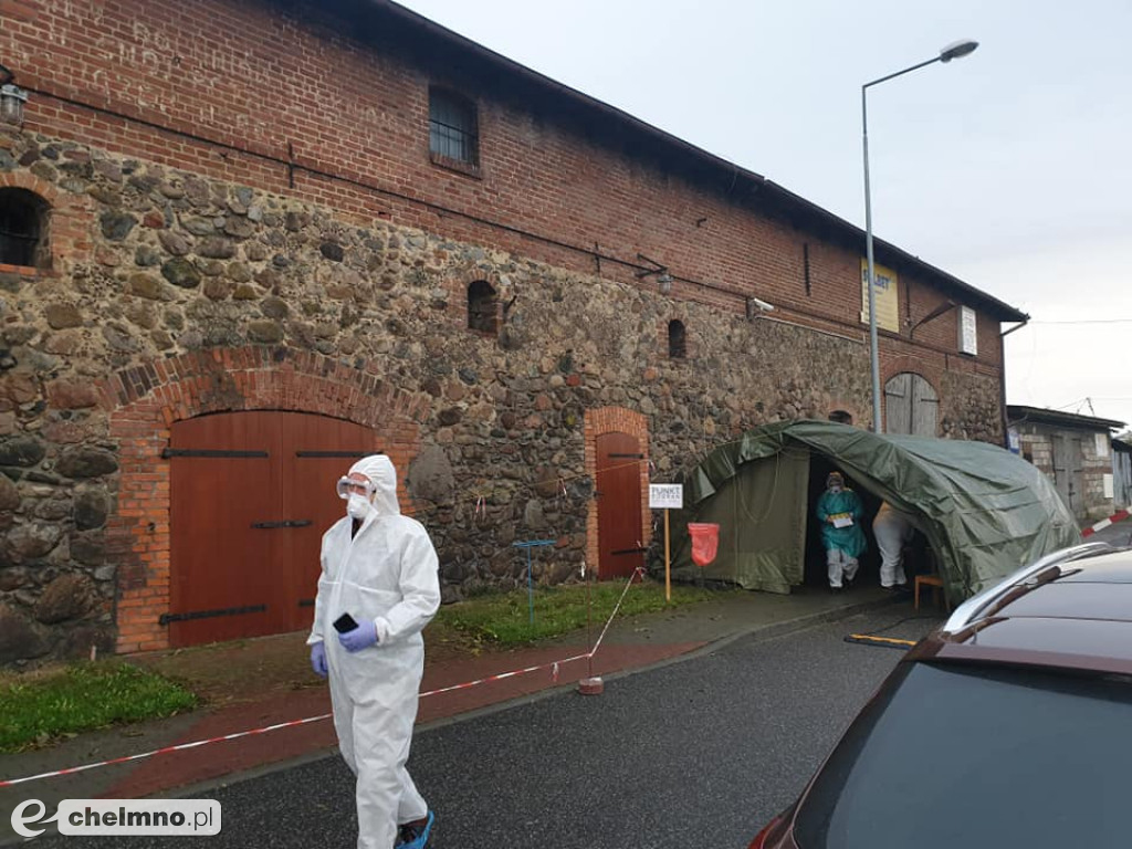 W Unisławiu działa punt robienia testów na COVID19