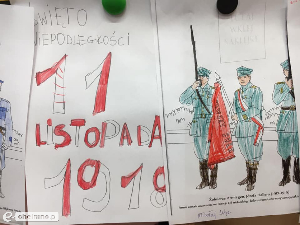 Uczniowie z Katolika w patriotycznym nastroju