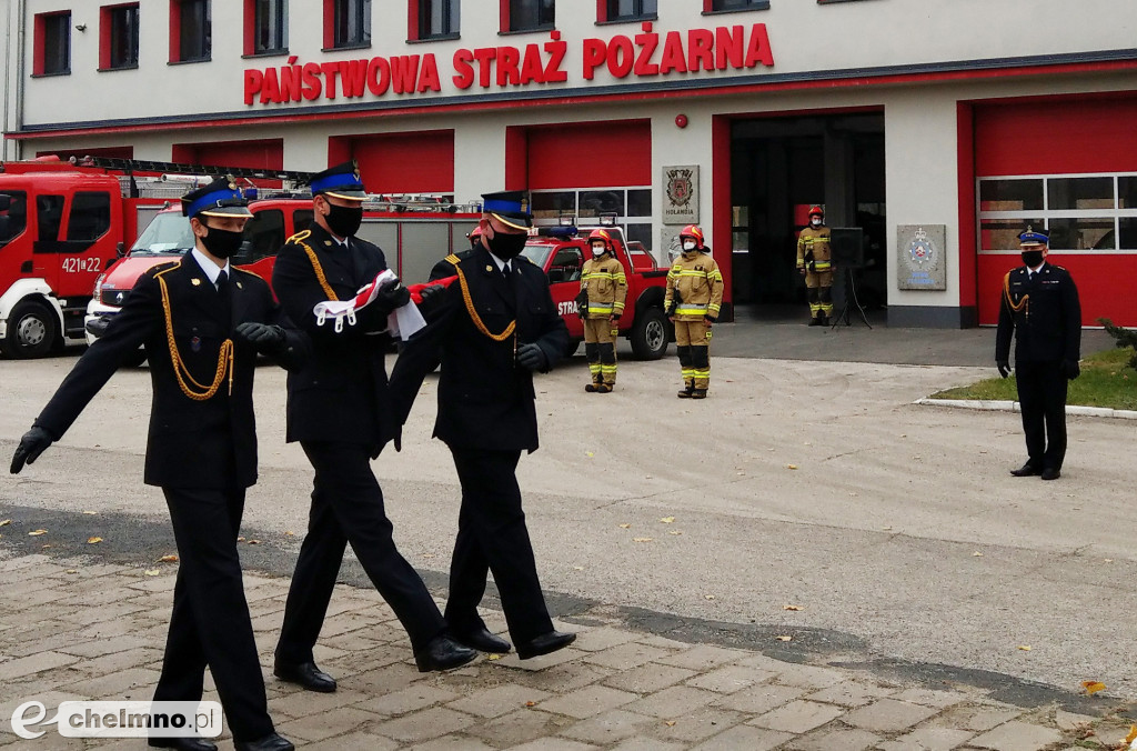 Uroczysta zbiórka chełmińskich strażaków