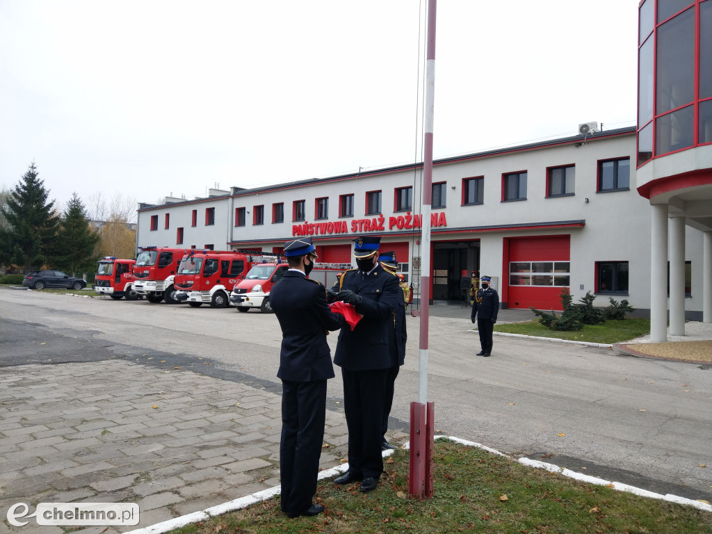 Uroczysta zbiórka chełmińskich strażaków