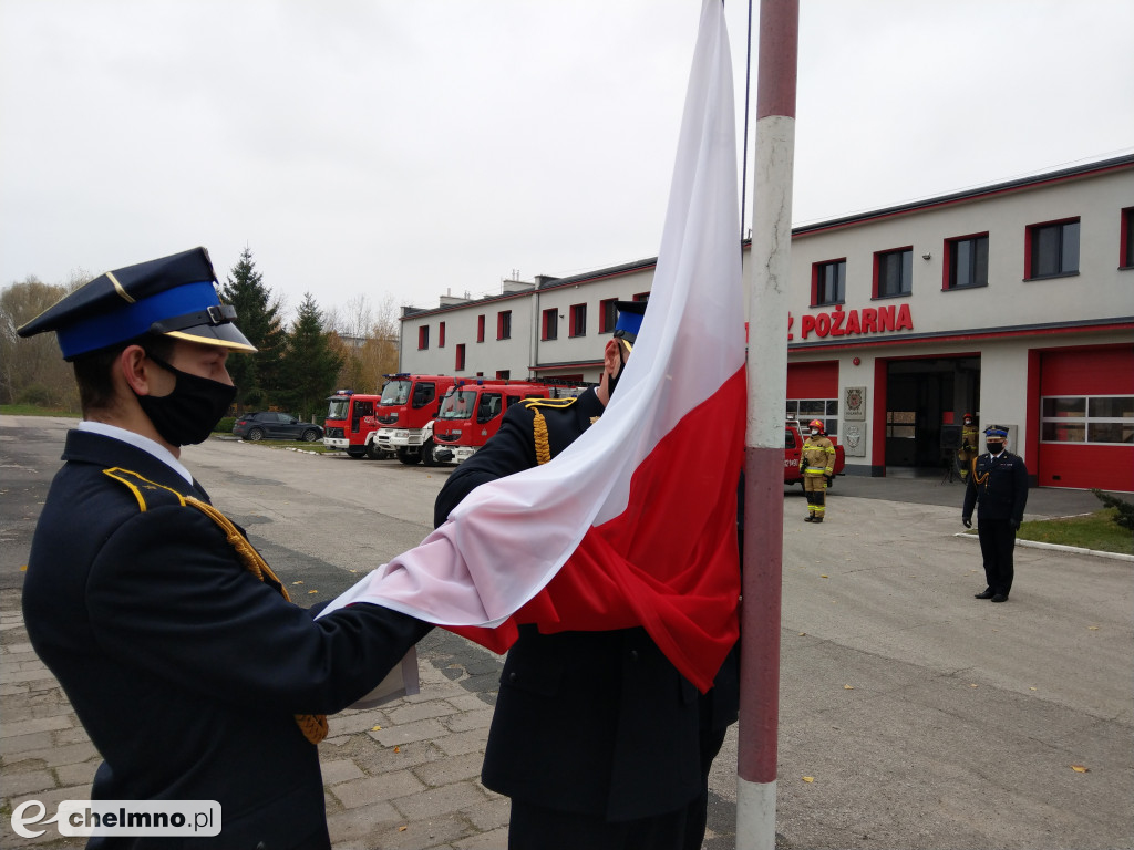 Uroczysta zbiórka chełmińskich strażaków