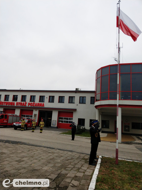 Uroczysta zbiórka chełmińskich strażaków