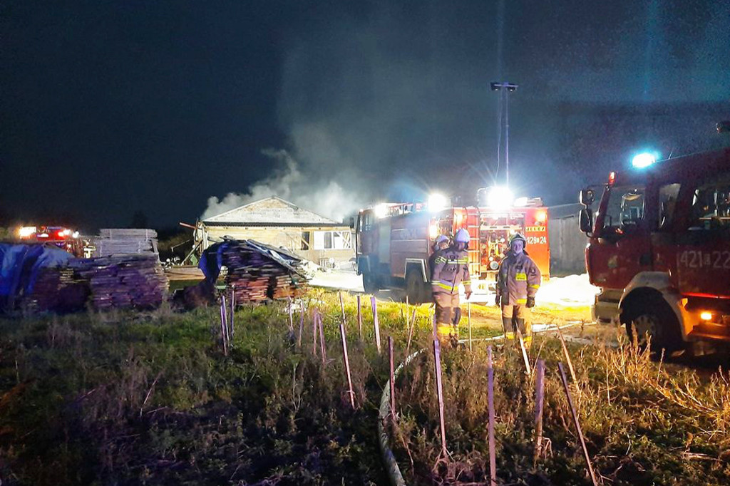 Paliła się stolarnia w Nowejwsi Chełmińskiej