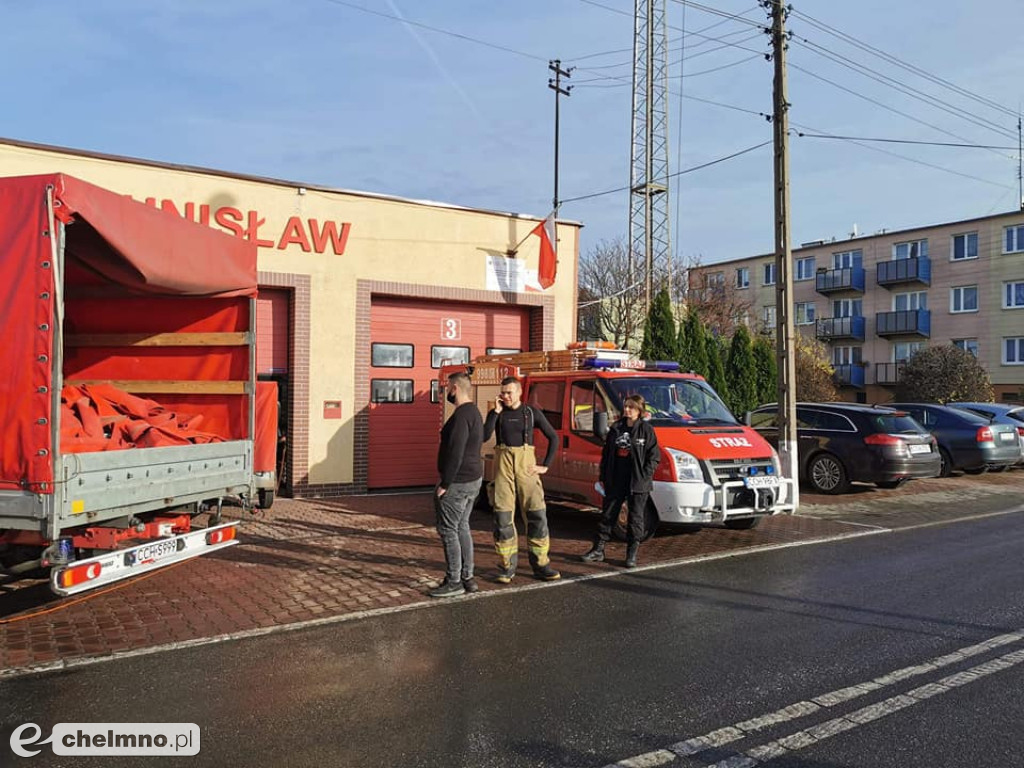 Wzruszeni strażacy dziękują za wszelką pomoc darczyńcom
