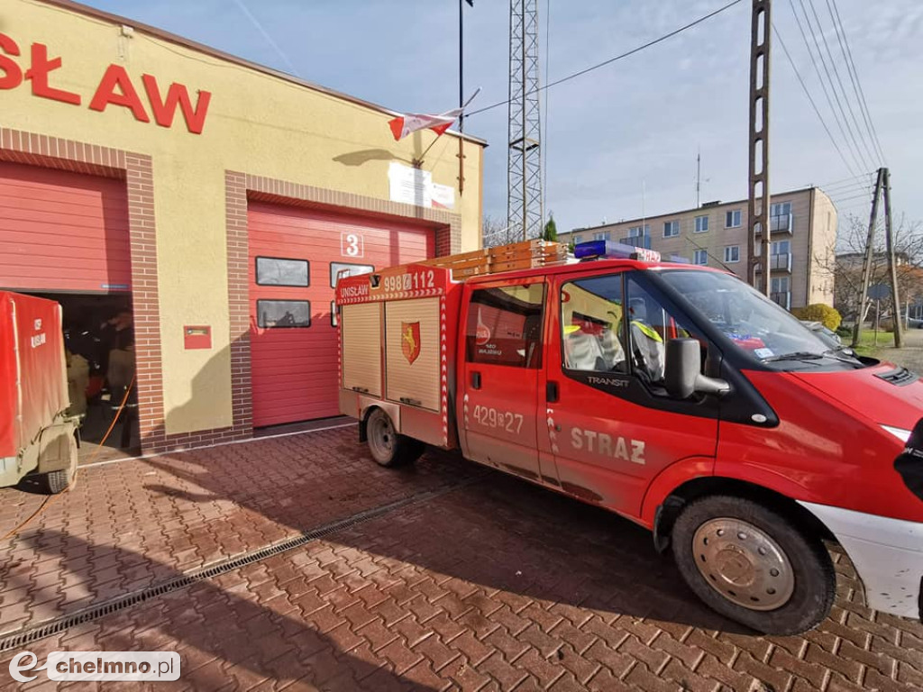 Wzruszeni strażacy dziękują za wszelką pomoc darczyńcom