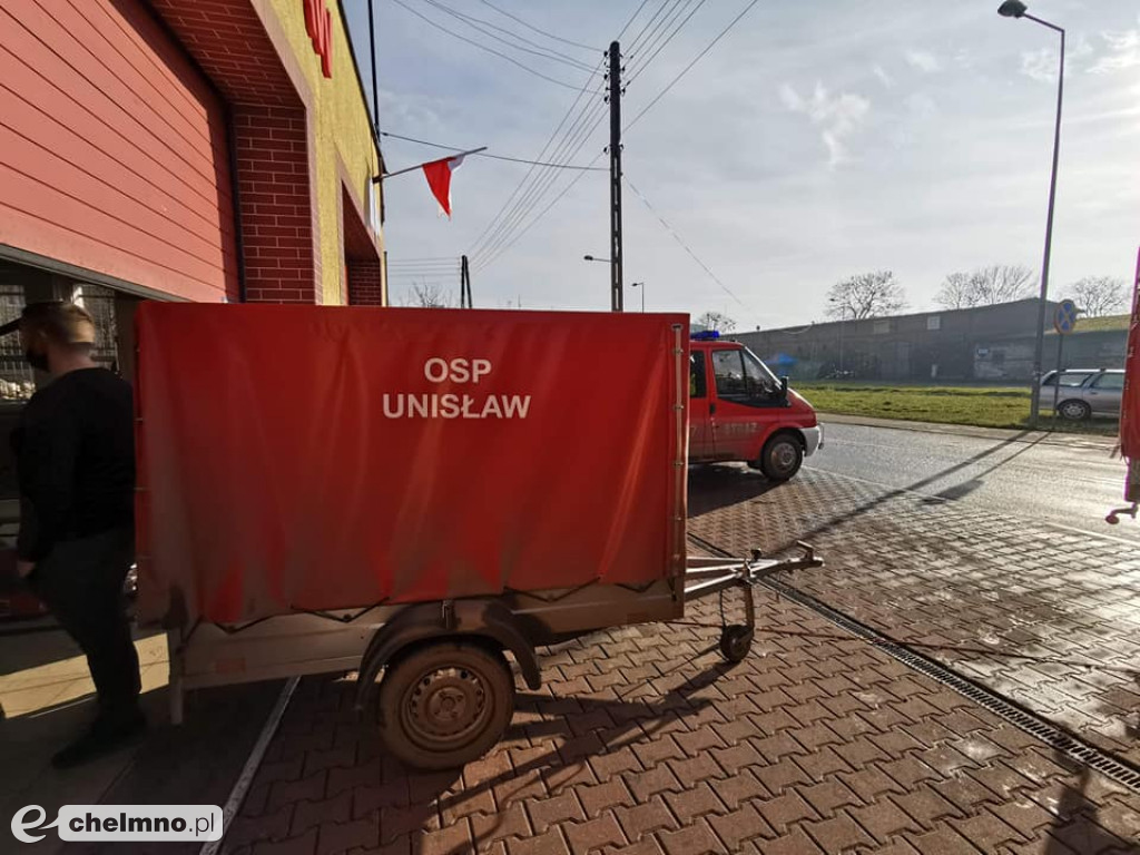 Wzruszeni strażacy dziękują za wszelką pomoc darczyńcom