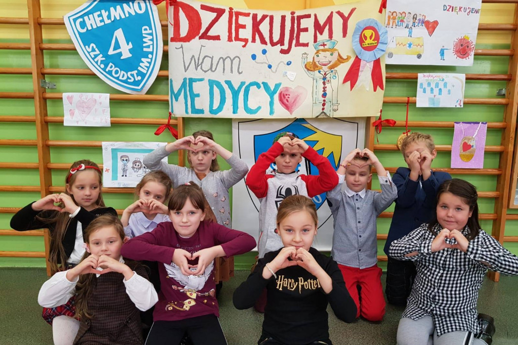 Akcja pn. Dzieci dziękują Medykom