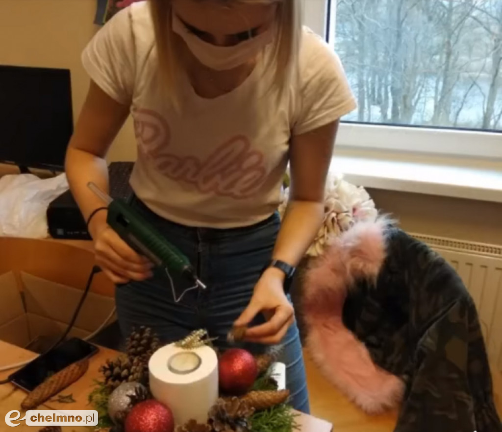Uczniowie z Grubna na zajęciach praktycznych
